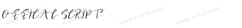 OFFICAL SCRIPT字体转换 OFFICAL SCRIPT字体转换